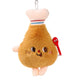 Emotional Support Toy with Expression and Plush Stuffed Fast Food Keychain