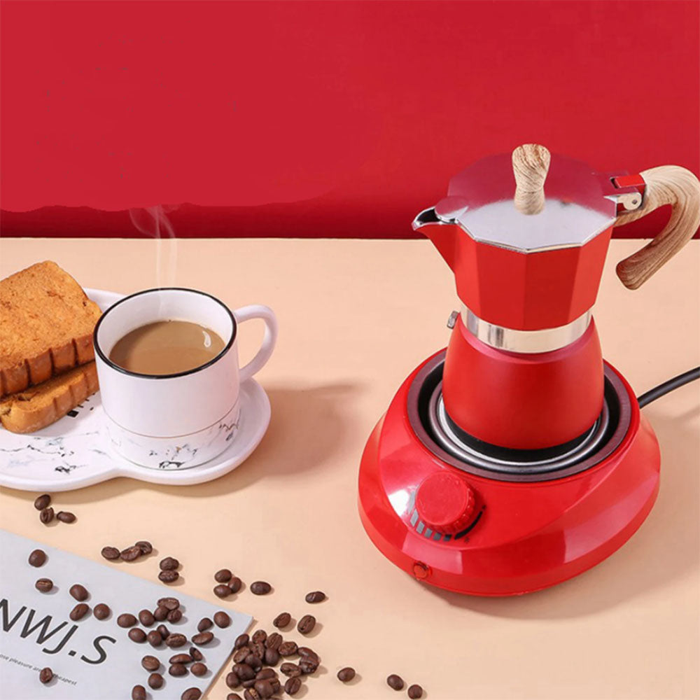 Manual Stovetop Espresso Maker Cuban Coffee Moka Pot