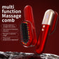 Wireless Hair Straightener Brush with Vibration Red Light
