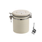 304 Stainless Steel Airtight Coffee Canister with Scoop-White