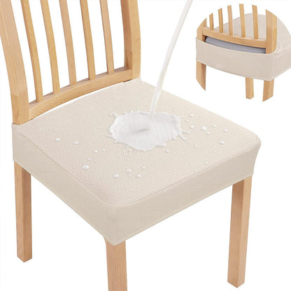 Stretch Jacquard Removable Washable Chair Seat Slipcovers Protector