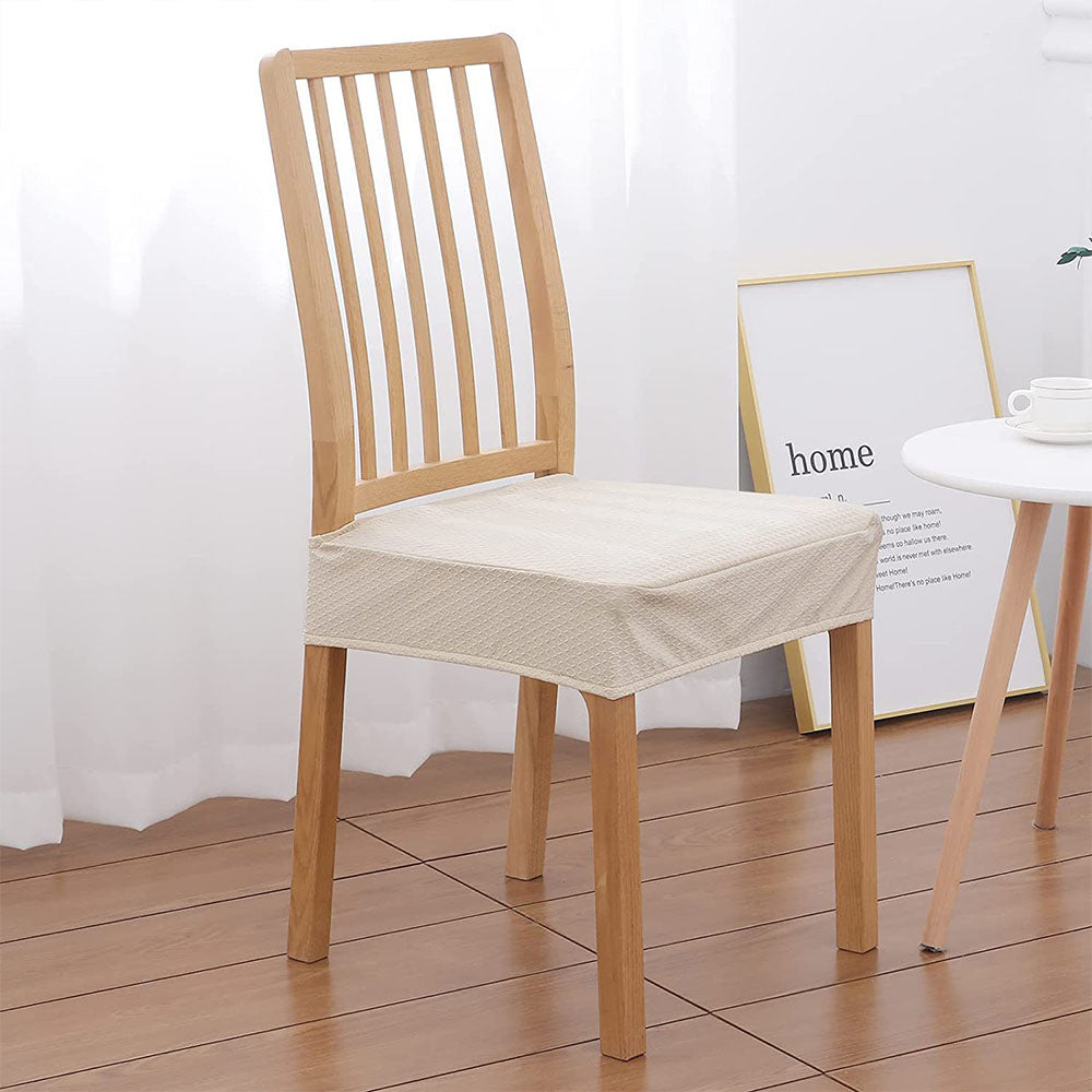 Stretch Jacquard Removable Washable Chair Seat Slipcovers Protector