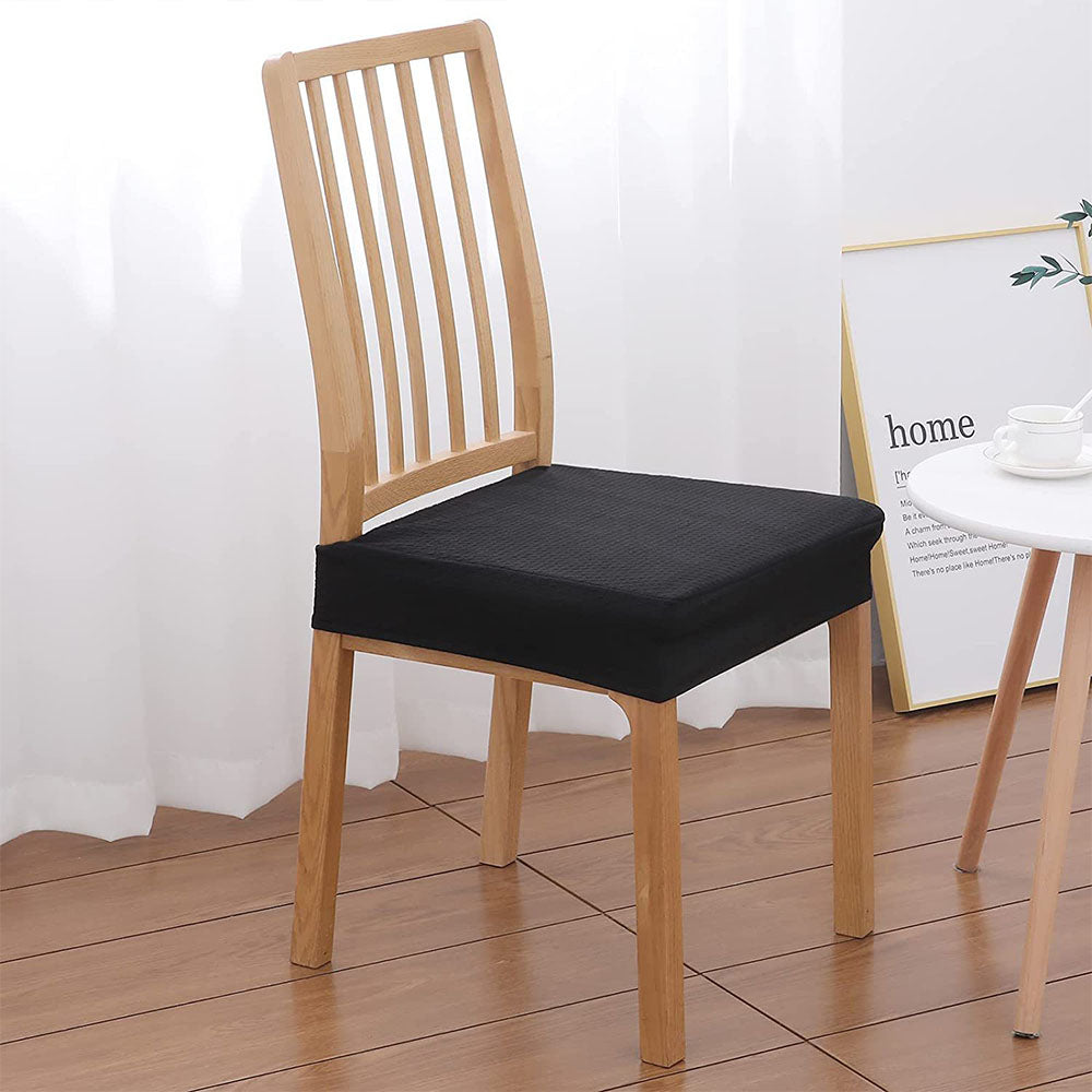 Stretch Jacquard Removable Washable Chair Seat Slipcovers Protector
