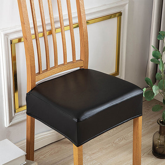 Water-Resistant PU Leather Chair Covers for Kitchen Dining Room