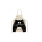 Linen Cartoon Cat Printed Apron