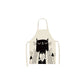 Linen Cartoon Cat Printed Apron