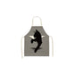 Linen Cartoon Cat Printed Apron