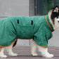 Absorbent Pet Bathrobe Towel-Green