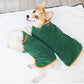 Absorbent Pet Bathrobe Towel-Green
