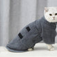 Absorbent Pet Bathrobe Towel-Grey
