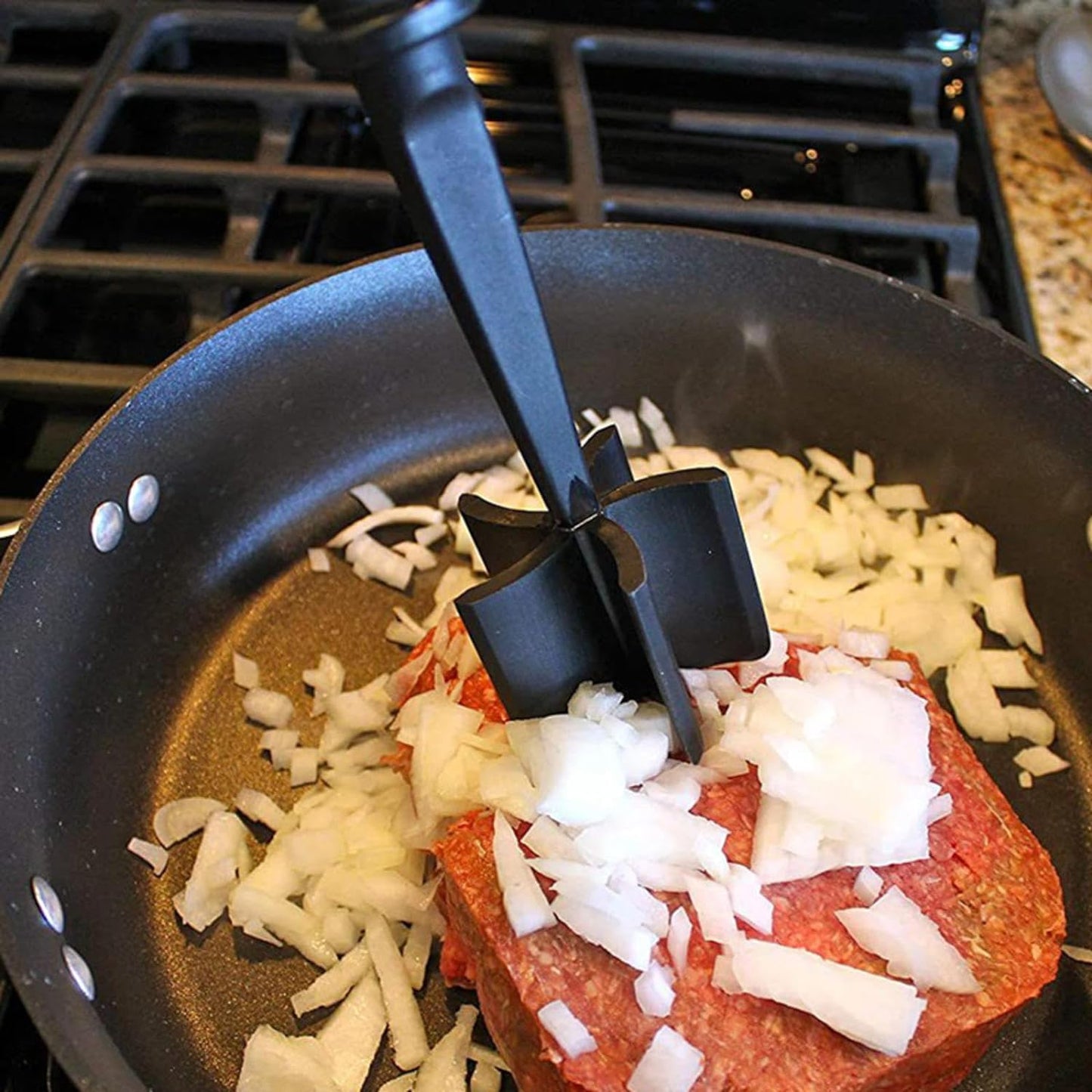 5 Curved Blade Meat Chopper Beef Masher