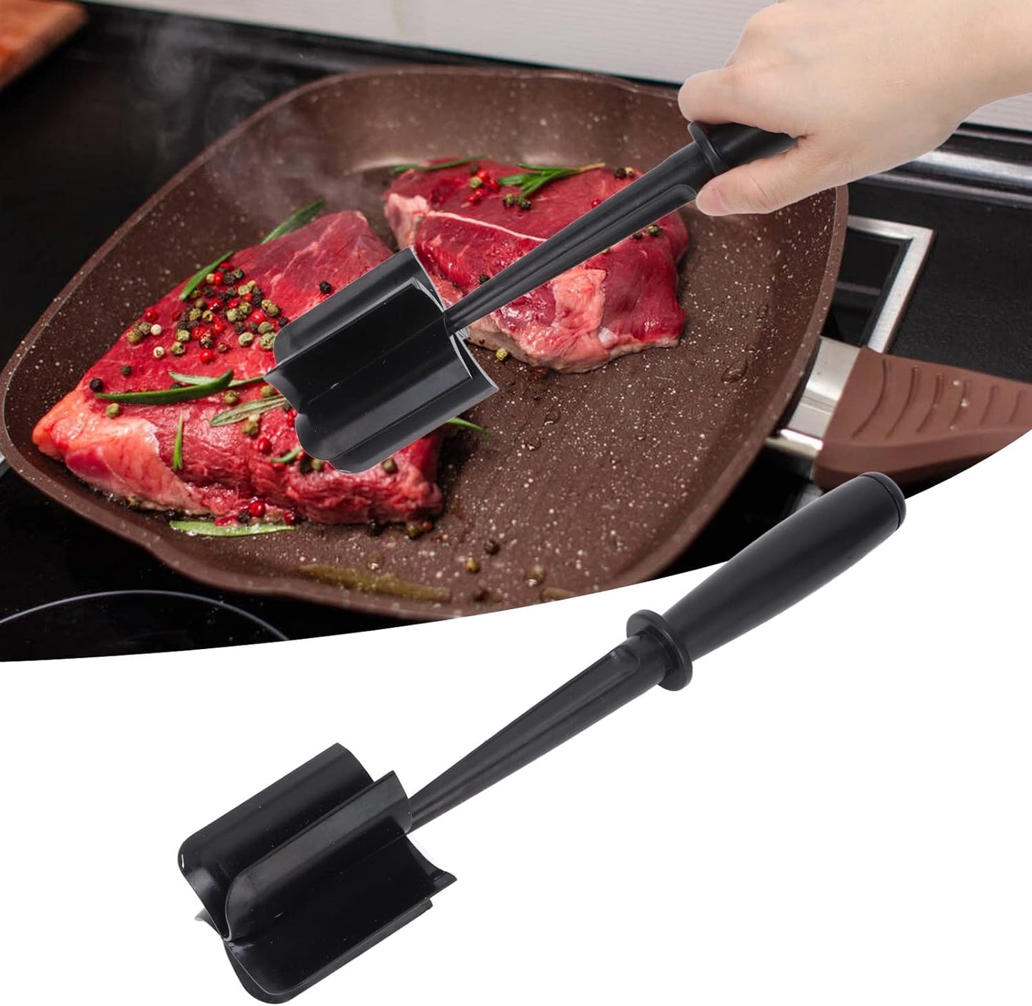 5 Curved Blade Meat Chopper Beef Masher