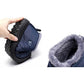 2Pairs Snow Boots Comfort Fur Lined Unisex Non-slip Shoes-Black and Red