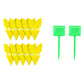 10Pcs Flower Sticky Trap Insect Killer &2pcs Holder-Butterfly