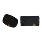 2Pcs Knitted Fleece-Lined Headband