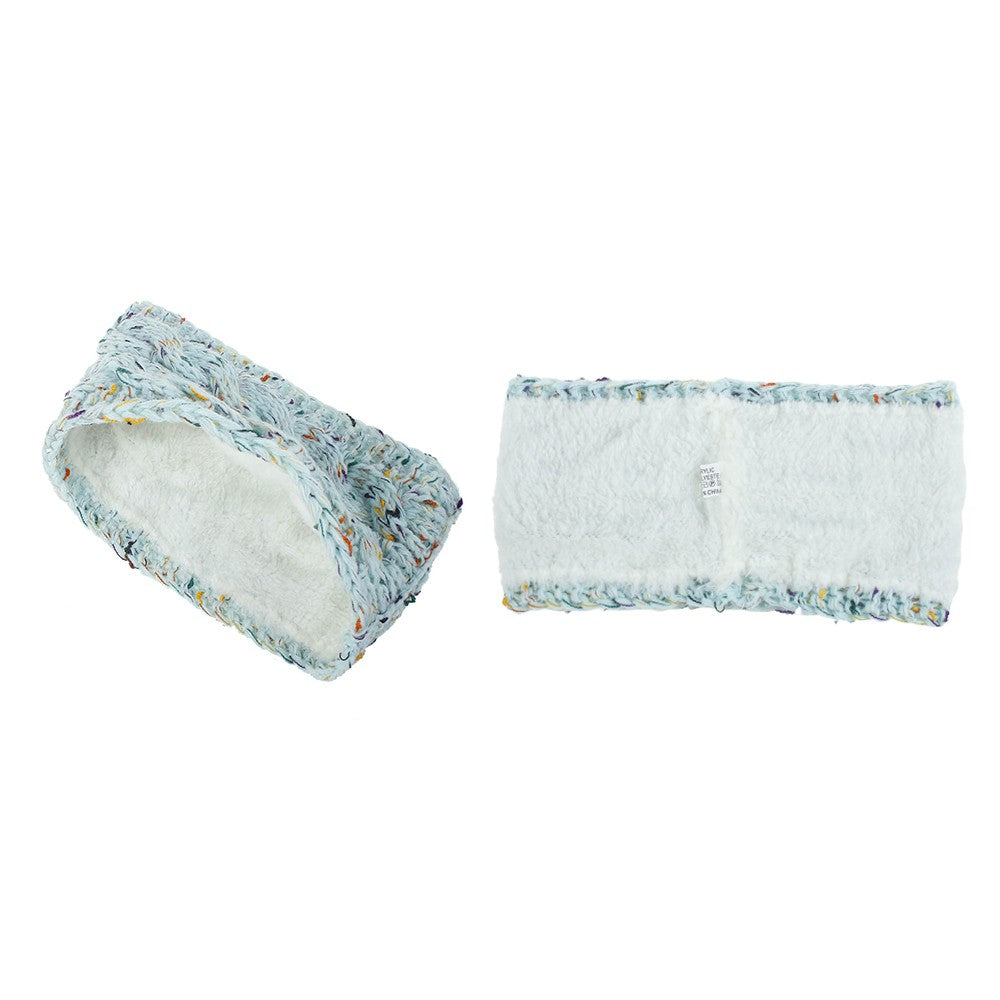 2Pcs Knitted Fleece-Lined Headband