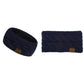 2Pcs Knitted Fleece-Lined Headband