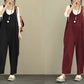 Women Cotton Slip in Relaxed Dungarees Overalls Jumpsuit