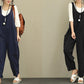Women Cotton Slip in Relaxed Dungarees Overalls Jumpsuit