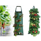 2Pcs Hanging Strawberry Grow Bag with Hook heavy Duty PE Hanging Pouch