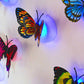 10pcs 3D Butterfly LED Wall Stickers Pasted Night Light DIY Art Decor