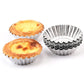 20-Pack Egg Tart Molds Reusable Non-Stick Egg Tart Pans-Round