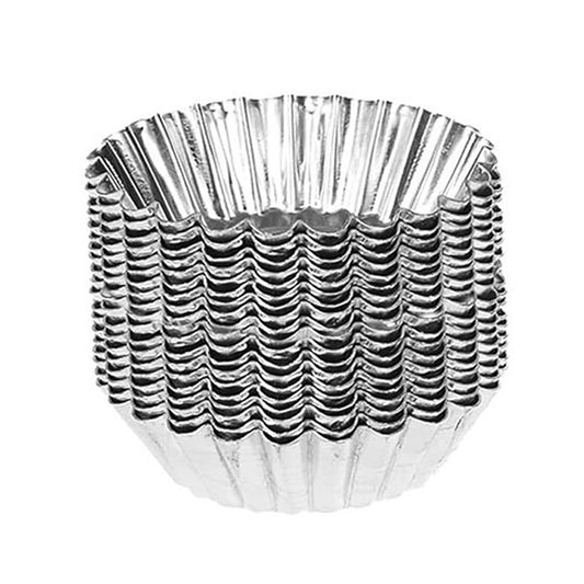 20-Pack Egg Tart Molds Reusable Non-Stick Egg Tart Pans-Round