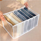 2Pcs 7-Grids Mesh Pants Drawer Organizer
