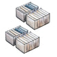 2Pcs 7-Grids Mesh Pants Drawer Organizer