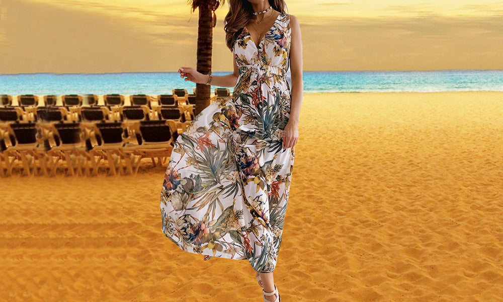 Floral Aphrodite Maxi Dress