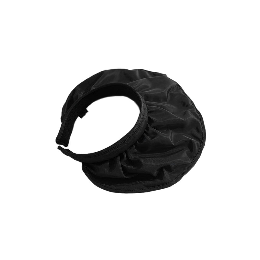 2 in 1 Sun Visor Hats Headbands for Women-Black
