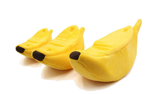 Banana Boat Shape Pet Bed