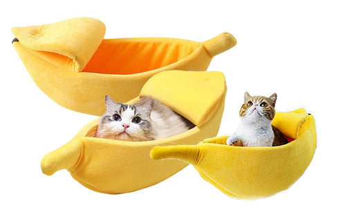 Banana Boat Shape Pet Bed