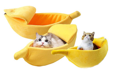 Banana Boat Shape Pet Bed