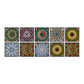 10pcs/Set 15x15cm Self Adhesive Tile Stickers Moroccan-style Wall Stickers