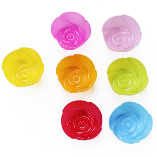20pcs Silicone Cake Molds Baking Cake Molds Reusable Non-Stick Sets-Flower
