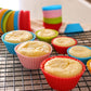20pcs Silicone Cake Molds Baking Cake Molds Reusable Non-Stick Sets-Round