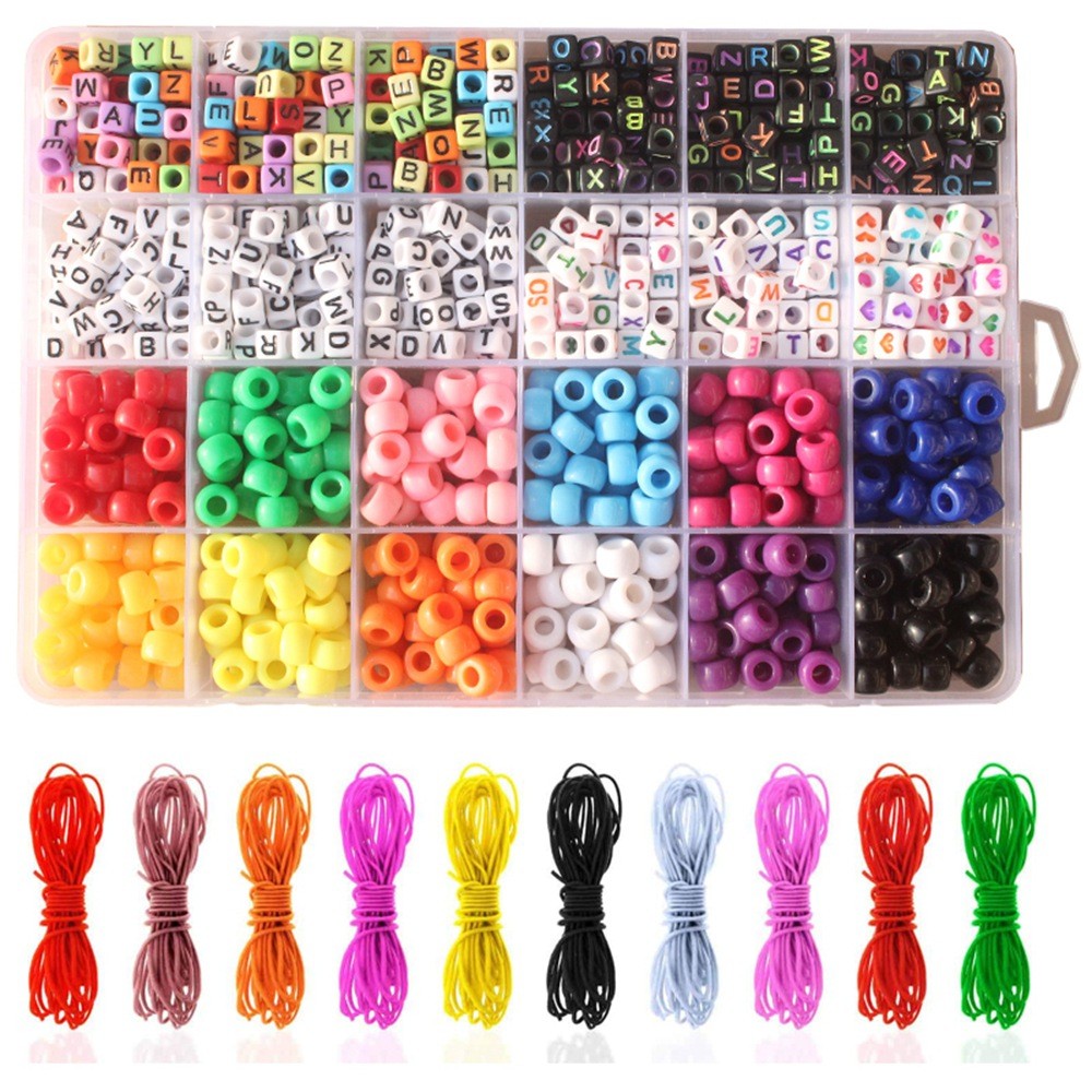 Kid's DIY Jewelry Bracelet Making Beads Set