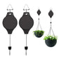 2Pcs Plant Pulley Hook Hanging Retractable Hanger Garden Flower Plant
