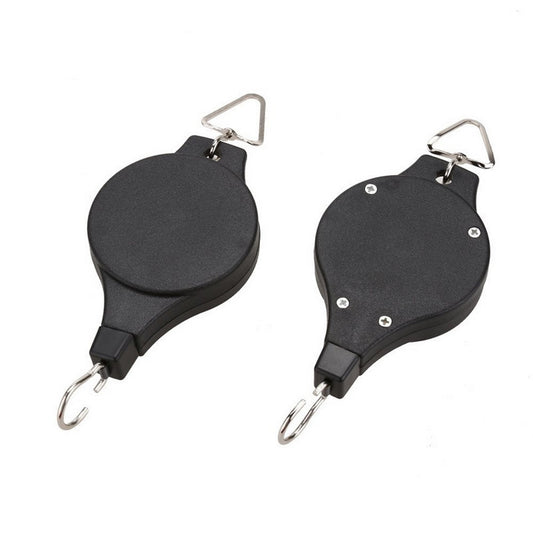 2Pcs Plant Hanger Flower Pulley Hook Hanging Retractable Garden Plant