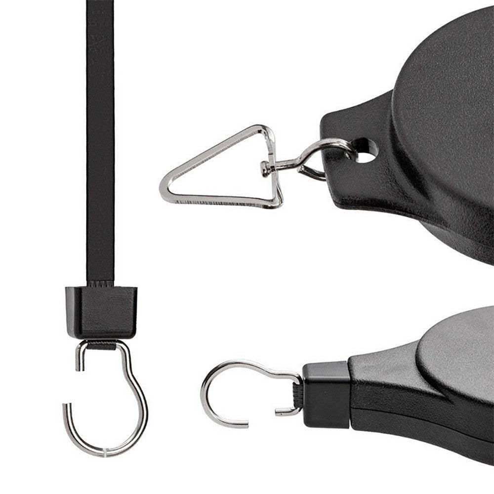 2Pcs Plant Pulley Hook Hanging Retractable Hanger Garden Flower Plant