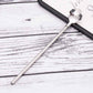 10 Pieces Stainless Steel Drinking Straws Reusable Filter Spoon-Cherry Blossom Rough Style