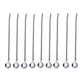 10 Pieces Stainless Steel Drinking Straws Reusable Filter Spoon-Rose Rough Style