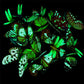 50Pcs Lawn Ornaments Fairy Garden Luminous Butterfly Decor Outdoor Yard