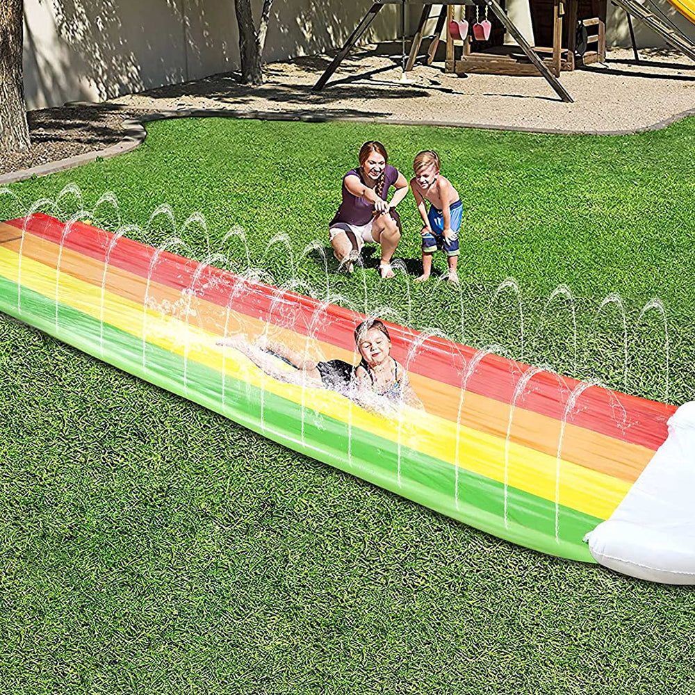 Rainbow Lawn Water Slip Slides Waterslides Summer Slide