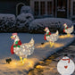 Christmas Decor Light-Up Chicken Lantern