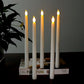 6-Pack Flameless Ivory Taper Candles