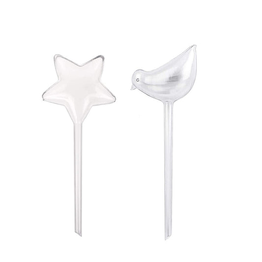 2-Pack Water-Releasing Bird- or Star-Shaped Stakes