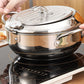 Stainless Steel Deep Fryer Pot with Temperature Control