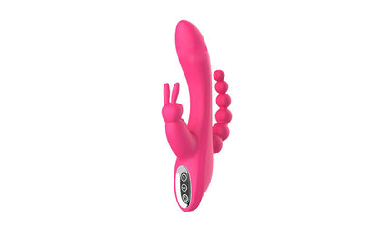 3 in 1 G-Spot Rabbit Anal Dildo Vibrator